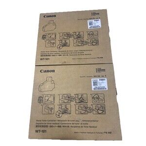 Lot Of 2 Canon WT-101 (FM3-9276-020) Waste Toner Cartridge 2520 2525